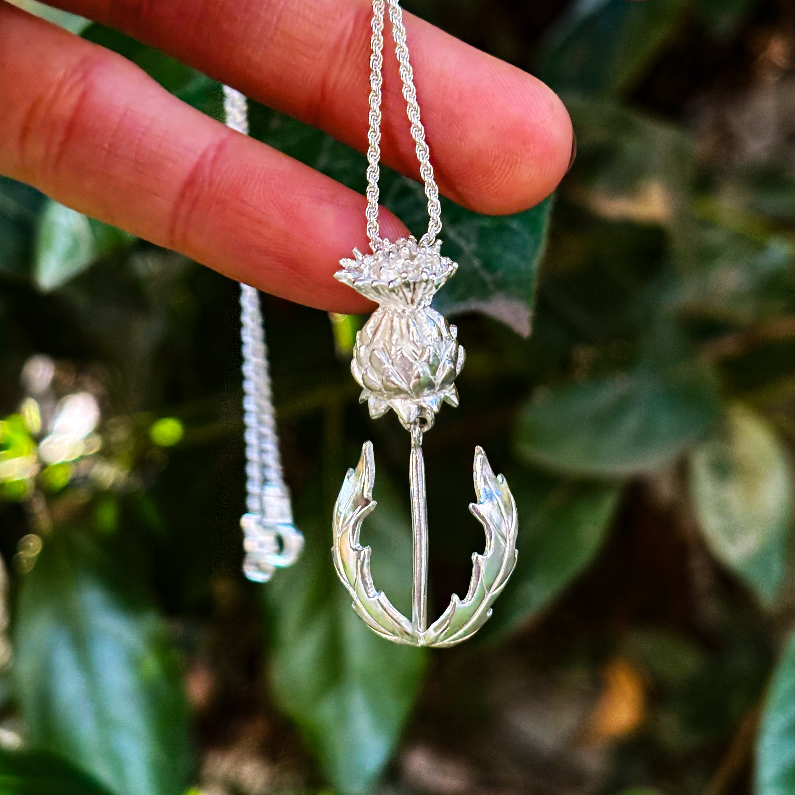 Colgante Flor de Cardo