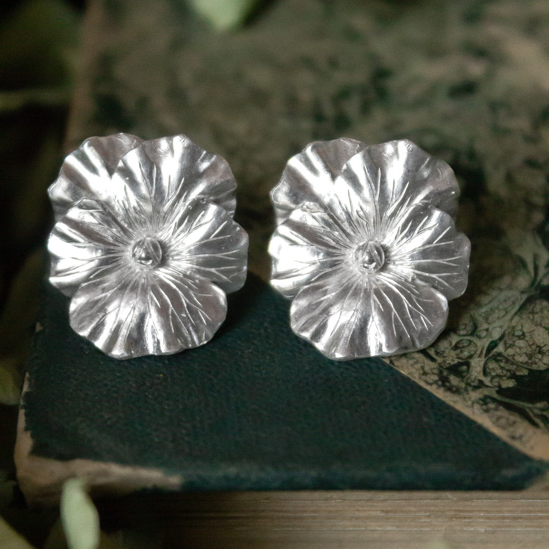 Aros flor de pensamiento